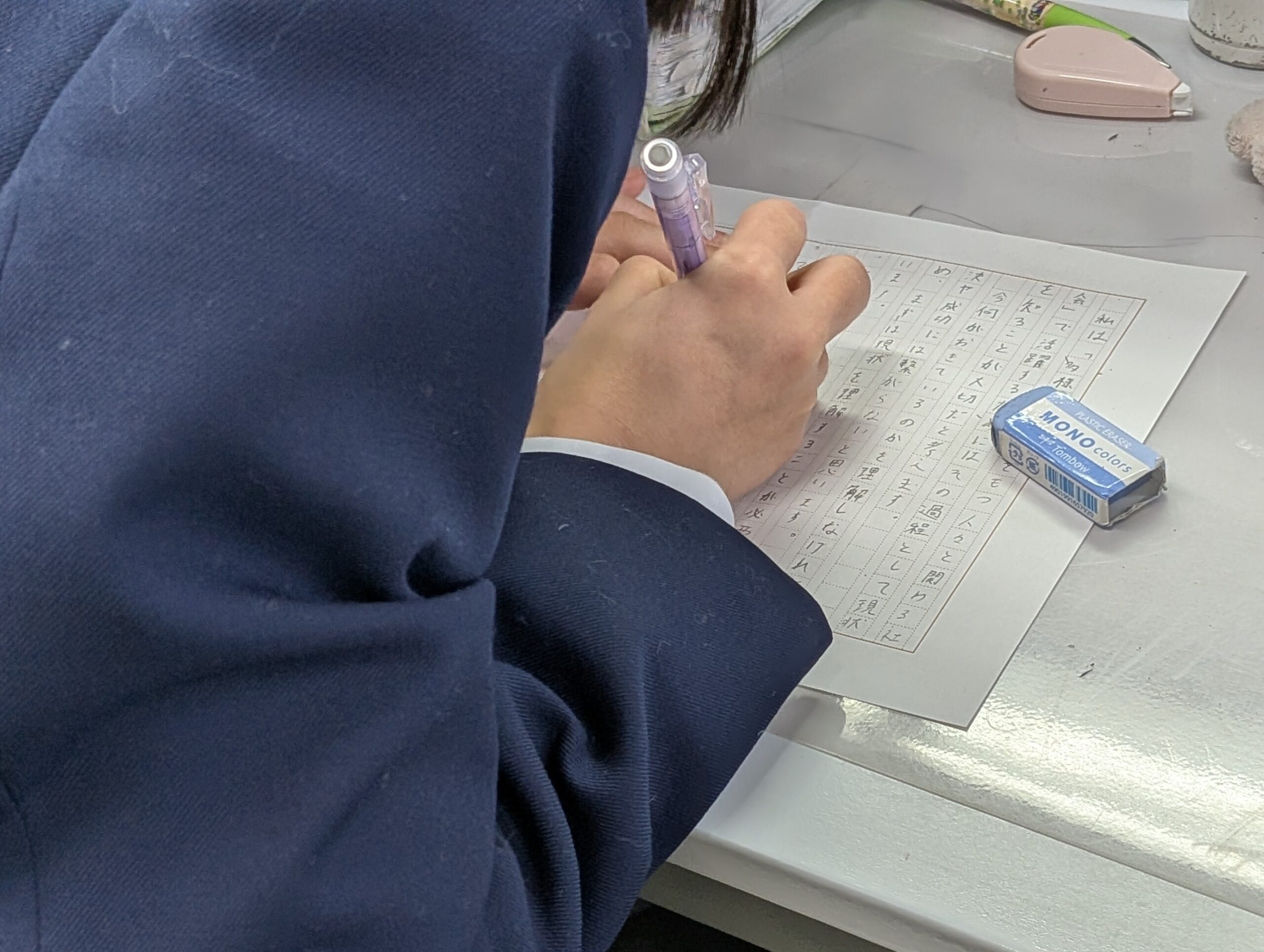 中3推薦入試=小論文対策会